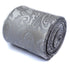 silver grey paisley design tie